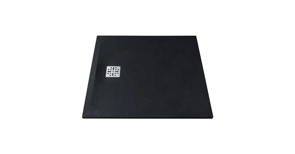MARMY Dolomite zuhanytálca - 90×100 matt fekete (cavalli black) Biztonságos fizetés